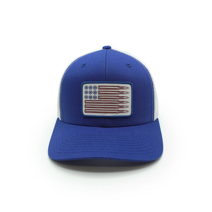 USA Bullet Flag Woven Patch Hat