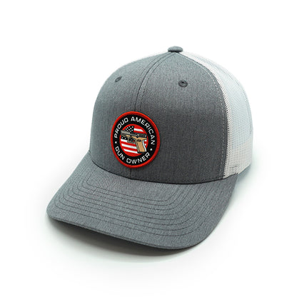 Proud American Gun Owner Woven Patch Hat