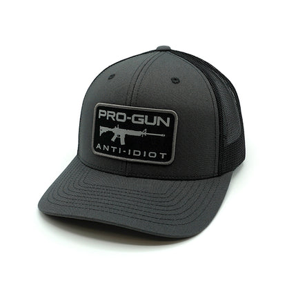 Pro Gun Anti Idiot Woven Patch Hat