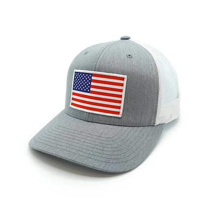 USA Flag Woven Patch Hat
