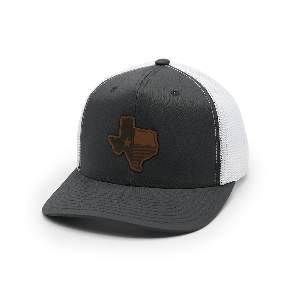 TX State Flag Leather Patch Hat