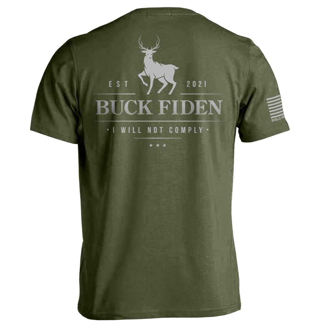 Buck Fiden Tee Military Green