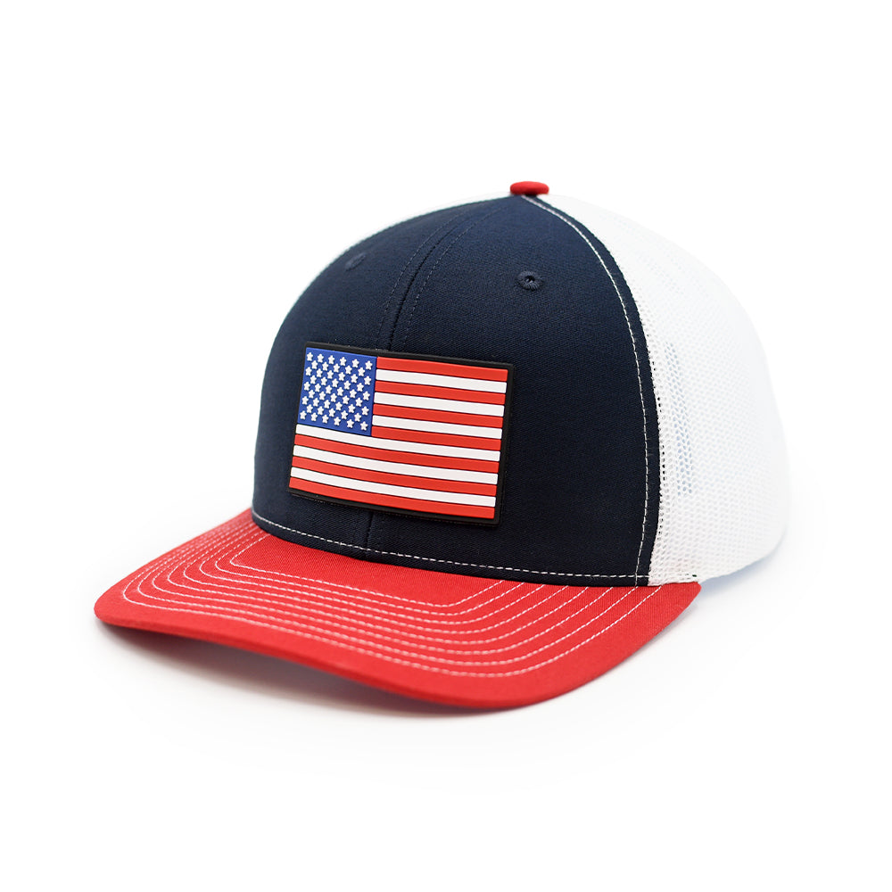 USA Flag PVC Patch Hat – Shield Republic